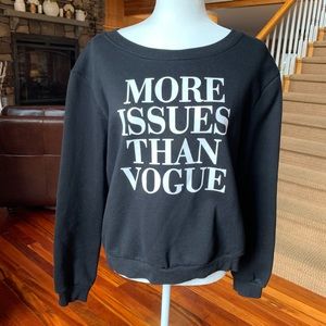 Oversized Graphic Crew